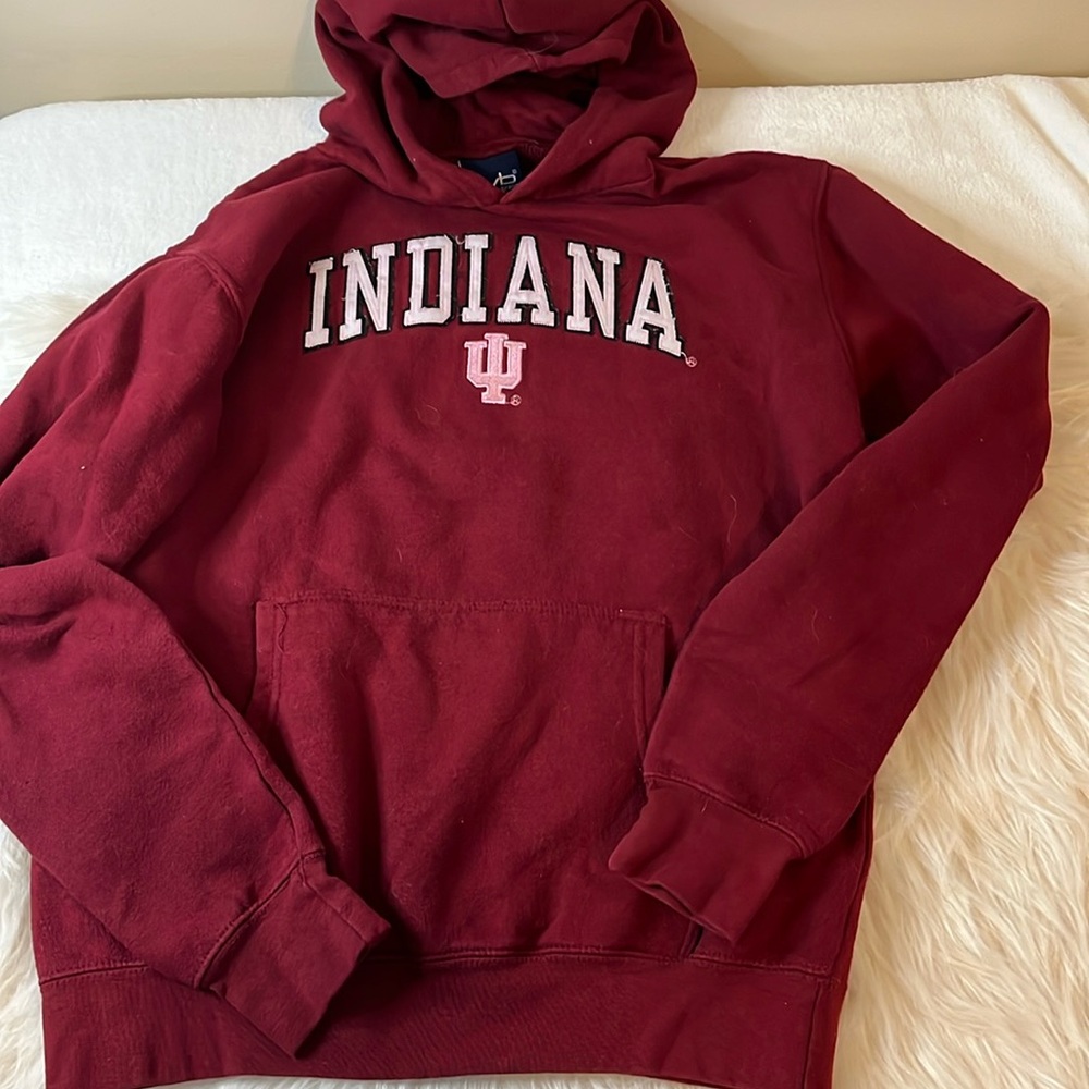 Well loved kids IU hoodie sz 14/16